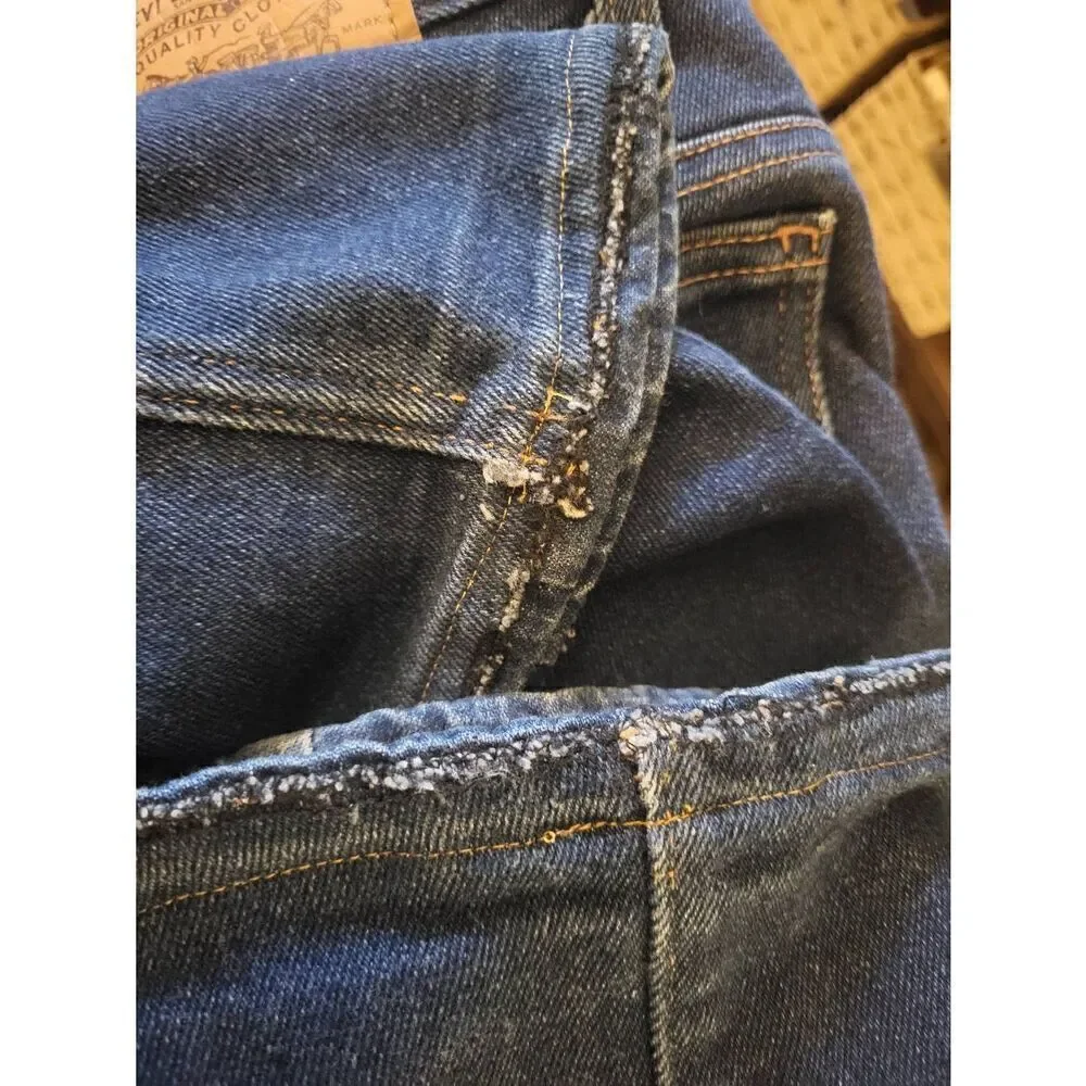 Levi's Jeans Men's 34 Blue 517 Black Tab Bootcut Y2K 2001 Western Cowboy